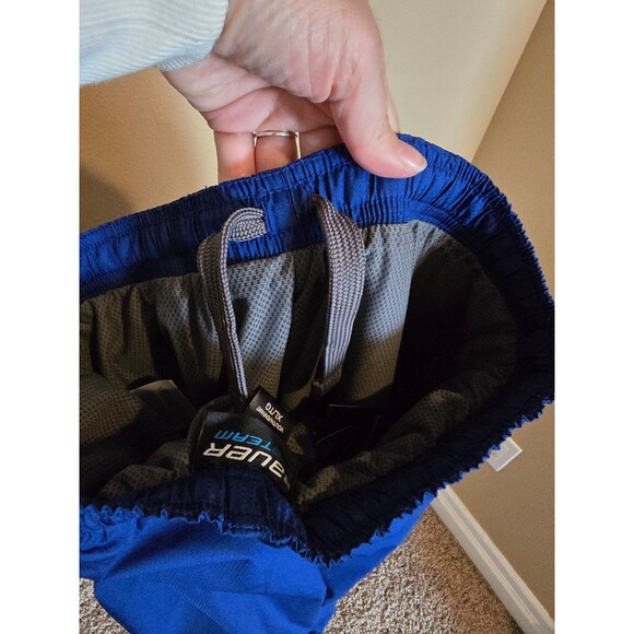 Youth size XL blue Bauer hockey wam up pants NWT - Picture 9 of 10